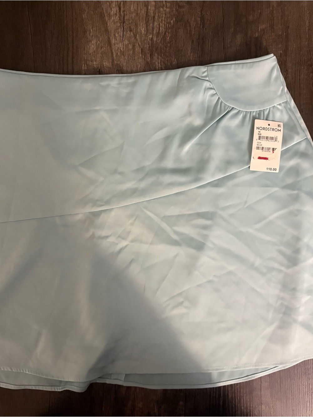 11 Honore Brand Light Blue A-Line Skirt-NWOT